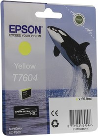 Картридж струйный Epson T7604 (C13T76...