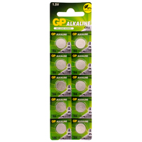 Батарея GP AG12/386/LR43/186A, 1.5V, ...