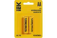 Батарейка IEK Alkaline, AA (LR6), 1.5...
