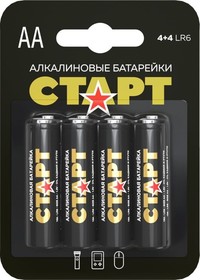 Батарейка СТАРТ AA (LR6), 1.5V, 8 шт....