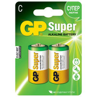 Батарейка GP Super, C (R14/LR14), 1.5...