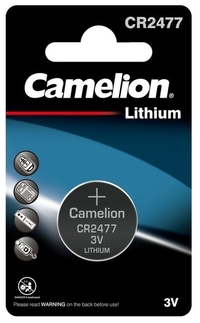 Батарейка Camelion Lithium, CR2477, 3...