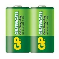 Батарейка GP Greencell, C (R14/LR14),...