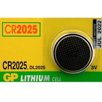 Батарейка GP Lithium, CR2025, 3V, 1 шт