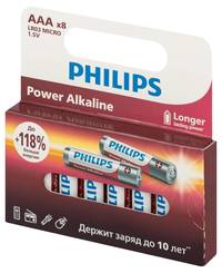 Батарейка PHILIPS Power Alkaline, AAA...