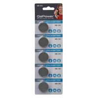 Батарейка GoPower CR2025, 3V, 5 шт. (...