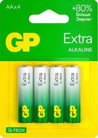 Батарейка GP Extra Alkaline, AA, 1.5V...