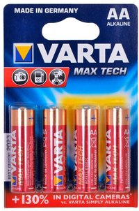 Батарейка Varta Max Tech, AA (LR6), 1...