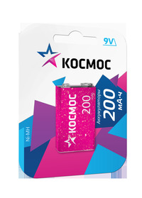 Аккумулятор КОСМОС, крона (6LR61/6LF2...