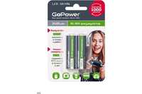 Аккумулятор GoPower, AA (LR06/15А), 1...