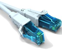 Патч-корд UTP кат.5e, 1 м, RJ45-RJ45,...