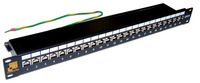 Патч-панель в шкаф 19" 1U, порты: 24 ...