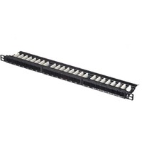 Патч-панель в шкаф 19" 0.5U, порты: 2...
