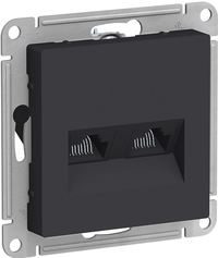 Розетка RJ-45+RJ-45 скрытый монтаж ка...