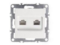 Розетка RJ-45 скрытый монтаж категори...