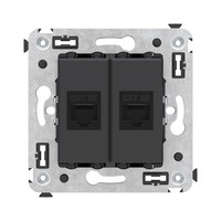 Розетка RJ-45 скрытый монтаж категори...