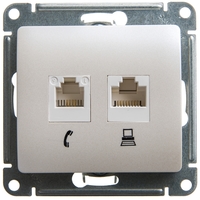 Розетка RJ-45 скрытый монтаж категори...