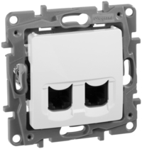 Розетка RJ-45 скрытый монтаж категори...