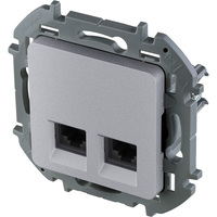 Розетка RJ-45+RJ-45 скрытый монтаж ка...