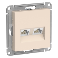 Розетка RJ-45+RJ-45 скрытый монтаж ка...