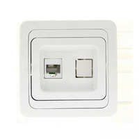 Розетка RJ-45 скрытый монтаж категори...