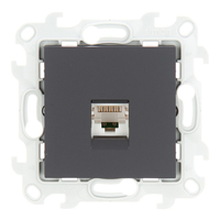 Розетка RJ-45 скрытый монтаж категори...