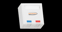 Розетка RJ-45+RJ-45 открытый монтаж к...
