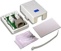 Розетка RJ-45 открытый монтаж категор...
