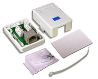 Розетка RJ-45 открытый монтаж категор...
