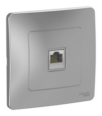Розетка RJ-45 скрытый монтаж категори...