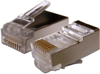 Коннектор RJ-45 8P8C категория 6, экр...