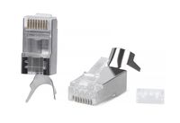 Коннектор RJ-45 8P8C категория 6, экр...