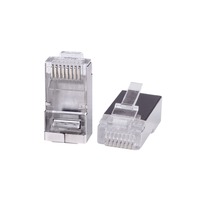 Коннектор RJ-45 8P8C категория 6, экр...
