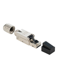 Коннектор RJ-45 8P8C категория 6a, эк...