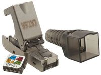 Коннектор RJ-45 8P8C категория 6a, эк...