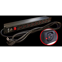 Блок розеток (PDU) TWT, 1U, кол-во ро...