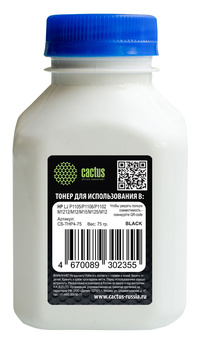 Тонер Cactus CS-THP4-75, бутыль 75 г,...
