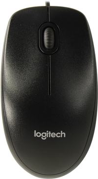 Мышь проводная Logitech M100R, 1000dp...