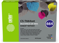 Чернила Cactus 664, 4 шт. x 70 мл, го...