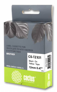 Картридж Cactus CS-TZ631 для Brother ...