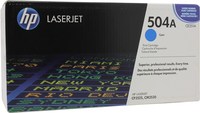 Картридж лазерный HP 504A/CE251A, гол...