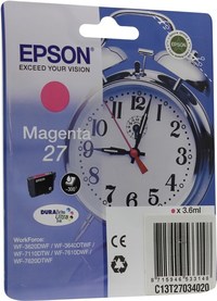 Картридж струйный Epson 27 (C13T27034...