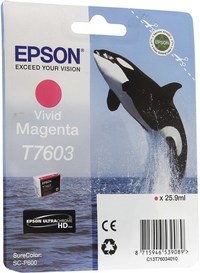 Картридж струйный Epson T7603 (C13T76...