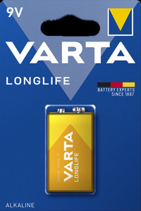 Батарейка Varta Longlife, крона (6LR6...