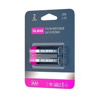 Батарейка Olmio AA, 1.5V, 2 шт. (AA/L...