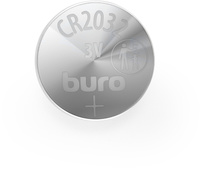 Батарейка Buro CR2032, 3V, 1 шт