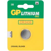 Батарейка GP Lithium, CR2430, 3V, 1 шт
