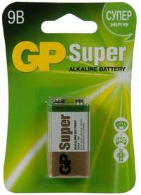 Батарейка GP Super, крона (6LR61/6LF2...