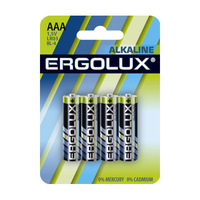 Батарейка Ergolux Alkaline, AAA, 1.5V...