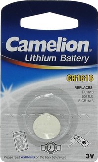 Батарейка Camelion Lithium, CR1616, 3...
